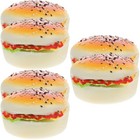  6 PCs gefälschte Burger -Dekoration Künstlicher Burger Modellfotografie Faux