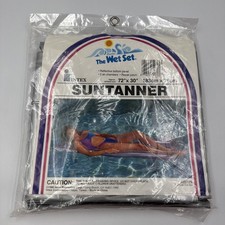 NEW VTG 1990 Intex The Wet Set Suntanner 72" x 30" Inflatable Pool Float 59725