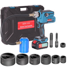 EZ-8 Battery-Hydraulic Knockout Punch Kit with 8-Ton, 1/2" to 2" Slug-Buster Dra