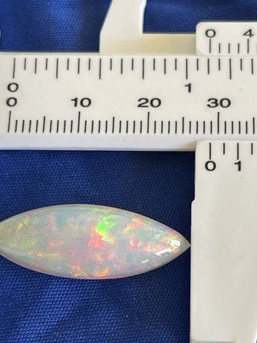 opal gemstone loose Marquise Shape1=10.52ct 29x12x7mm Unique, One Of A Kind - Picture 7 of 8