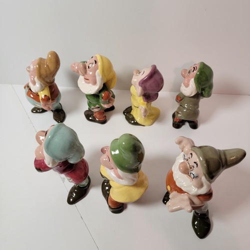 Vintage Disney Evan K Shaw amerikanische Keramik Schneewittchen & die sieben Zwerge Set PA - Bild 15 von 21