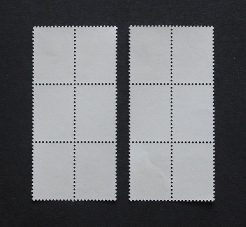 FIJI - SCARCE PROVISIONAL OVERPRINT 3c/$1 MNH IMPRINT GUTTER BLK4 xxx & XX OP RR - Picture 2 of 2