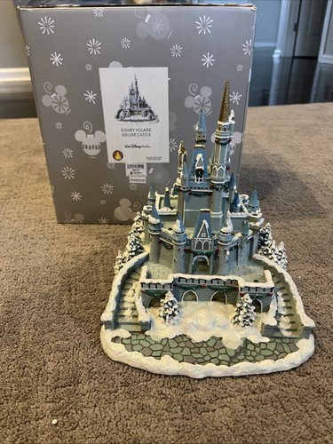 Disney Village Deluxe Castillo Walt Disney World Iluminado Navidad Raro ¡HERMOSO! - Imagen 10 de 19