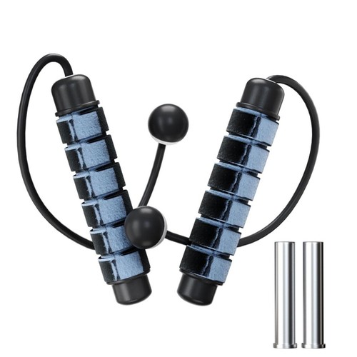 Weighted Jump Rope for Fitness, Cordless Jump Rope for Women, Men & Kids, Rop...