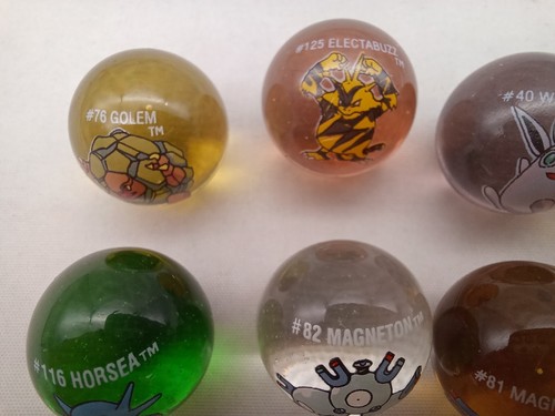 Lot of 10 Vintage Pokemon Collector Marbles - Read Description for Specifics - Picture 6 of 6