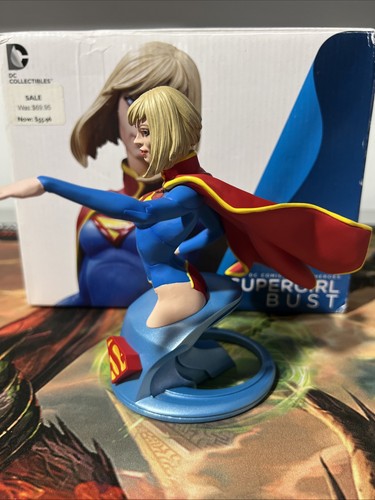Used - Dc Comics Superheroes Supergirl Bust – DC Collectibles – Free Shipping  - Picture 9 of 10