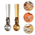 4 Stück Eisportionierer aus Edelstahl, antihaftbeschichtet,