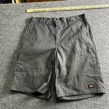 Dickies Shorts Mens Size 38 Gray Loose Fit Multi-Pocket Utility Workwear Casual