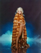 Connie Stevens In Bug Coat Blonde Hair 4x6 Picture Celebrity Print
