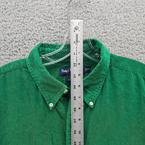 Polo Ralph Lauren Herren 2X Cord Grün Blake Hemd Langarm Button Down XXL - Bild 6 von 8
