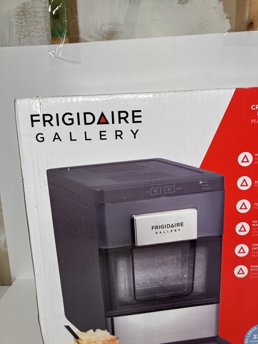 Frigidaire Gallery Nugget Ice Maker 33 LBS Pellet Ice Stainless Steel Black NEW! - Picture 2 of 7