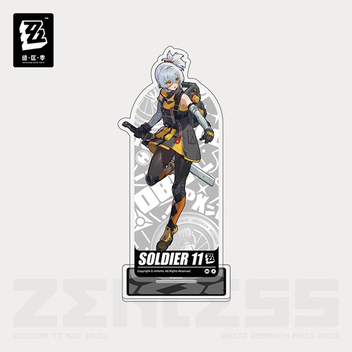 ZZZ miHoYo Zenless Zone Zero Acrílico Soporte Personaje Fuerza de Defensa - Escuadrón Obol - Imagen 2 de 3