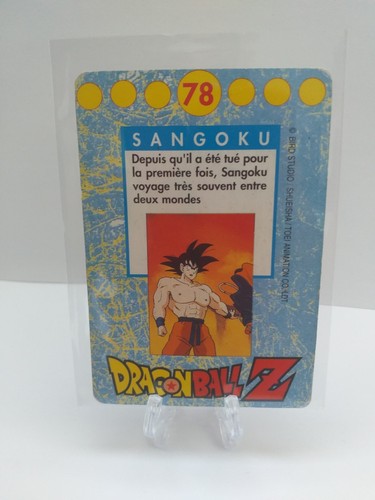 Carte Dragon Ball Z, Panini, française, série 1. N°78 : Son Goku, BE. - Imagen 13 de 13