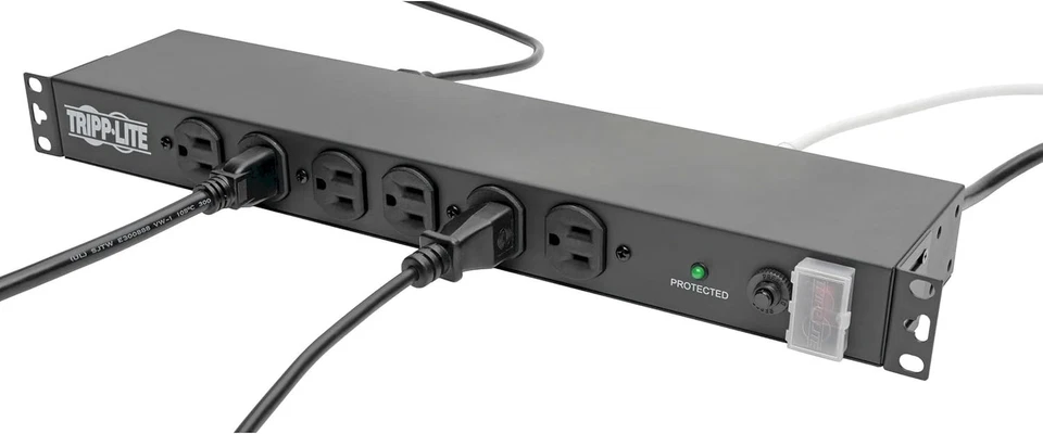 Premium 14-Outlet Surge Protector Power Strip with 3000 Joules & LED Diagnostics - Image 4 of 4