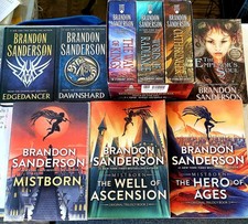 Brandon Sanderson Books  Lot Of 9 Stormlight Archive Mistborn + More 🔥