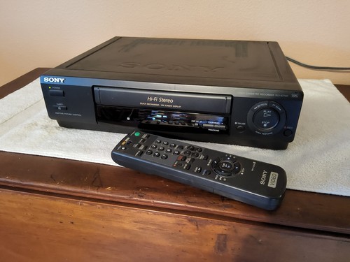Imagen adaptable estéreo Hi Fi VCR Sony SLV-677HF con control remoto original PROBADO - Imagen 7 de 10