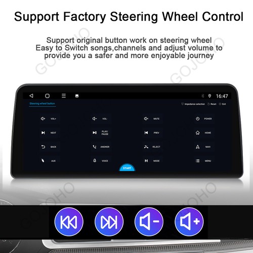 12.3" Android 13 Car Stereo Radio Carplay for Toyota Sienna 2021~2024 GPS NAVI - Picture 13 of 17