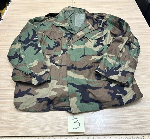 US Army M65 Field Jacket XL Regular Woodland Camo Cold Weather Coat