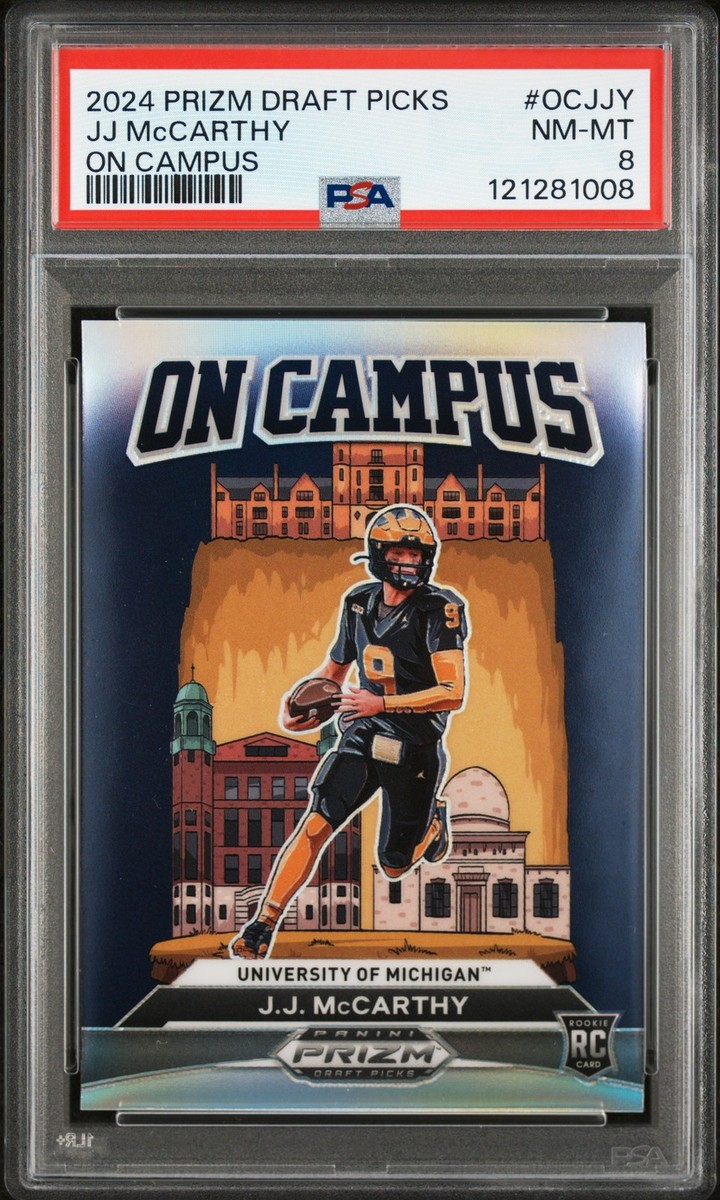 2024 Panini Prizm Draft Picks - On Campus J.J. McCarthy #OC-JJY