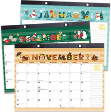 2026 Desk Calendar Wall Calendars, Large 17" x 12", July 2025 - December 2026 Mo