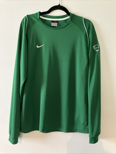 Nike Long Sleeve Shirt Dri Fit Green XL