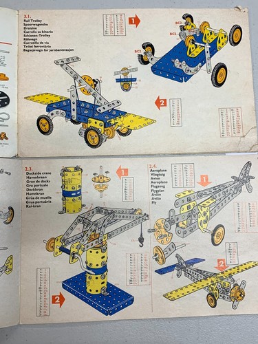 MECCANO Metal Construction Set 3 MADE IN ENGLAND 1975 reasonable used condition - Picture 6 of 16
