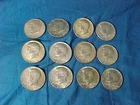 12-US Coins KENNEDY HALF DOLLARS 1967-68