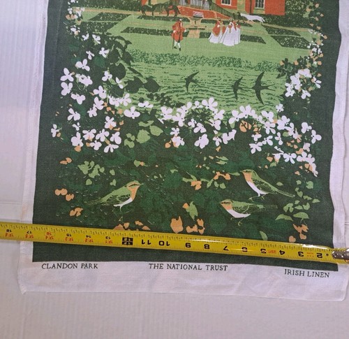 Vintage Geschirrtuch Irish Linen Clandon Park National Trust Robert Dodd - Bild 7 von 7