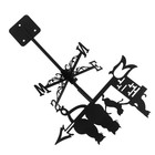  Weather Vane for Garden Cat Weathervane Stake Decorative Wind Indicator