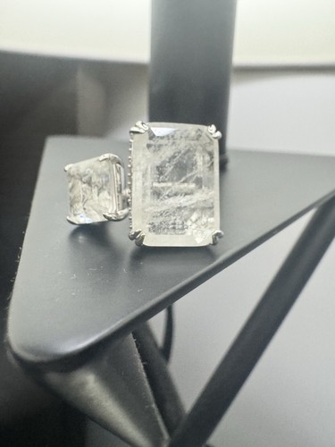 Bomb Party Mental Health Collection Ring Size 7 Color Changing Clear To Green! - Picture 3 of 10