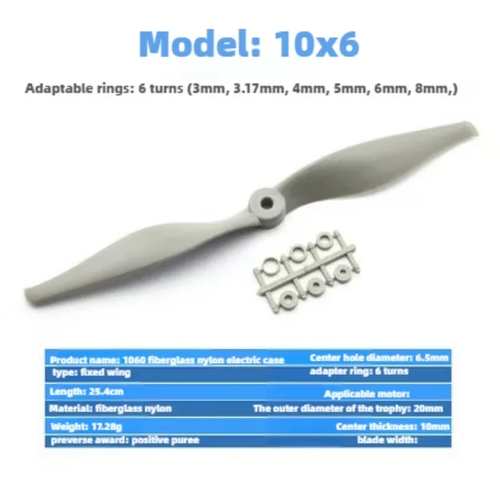 Propeller (2 Paar) 5x5/6x4/7x5/8x4/8x6 /9x6 passend für RC Modellflugzeuge - Bild 34 von 46