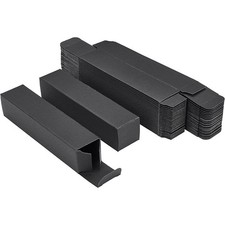 40pcs Paper Cardboard boxes Essential Oil Packing box Gift box Rectangle Black