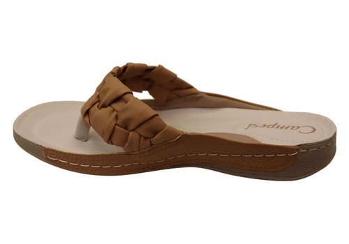 Campesi Paula Womens Comfortable Thongs Sandals Made In Brazil - Picture 12 of 20