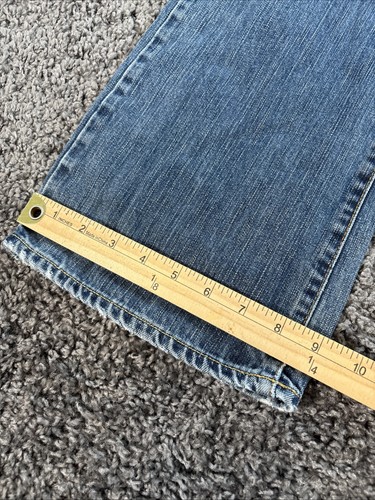 Vintage American Eagle Boot Cut Jeans Mens 34x34 Distressed Med Wash - Picture 3 of 6