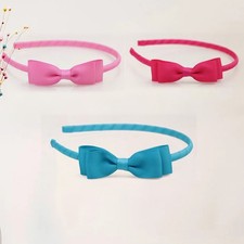Simple Cute Bow Hairbands Headband Scrunchy Hair Accessories Ornament For Girl
