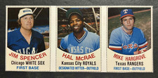 1977 Hostess Panels 16/17/18 JIM SPENCER/HAL McRAE/MIKE HARGROVE - LQQK
