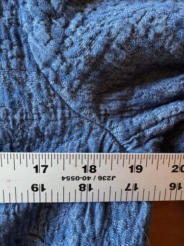 Pure Jill Women's Indigo Riverwash Blue Snap Button Jacket Size Petite Medium - Picture 7 of 8