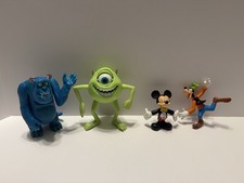 Disney Pixar McDonald  s Happy Meal Toys 2005 Lot Of 4 Mickey Goofy Mike Sulley