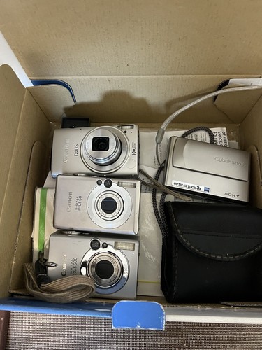 Bulk Digital Cameras For Parts - Canon Ixus 255 Hs - Ixus 60 - Sony Dsc-t1 - Picture 4 of 4