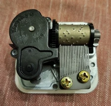 Vintage Sankyo 3S Music Box Mechanism Movement Replmnt - Hark the Herald Angels