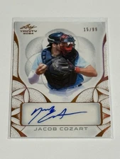 2024 Leaf Trinity - Jacob Cozart - Blue Ink Prospect Auto - Copper SSP #15/99!