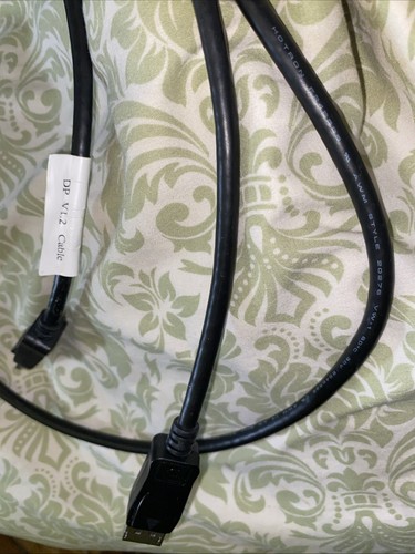 DisplayPort Cable Male To Male 6 Feet DP V1.2 - OEM Dell DETAIL - Picture 5 of 6