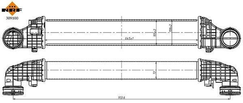 NRF Ladeluftkühler  für MERCEDES-BENZ - Bild 1 von 5