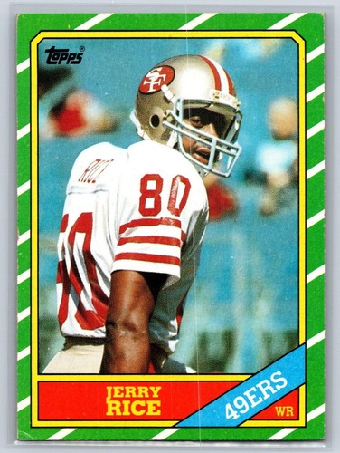 1986 Topps #161 Jerry Rice