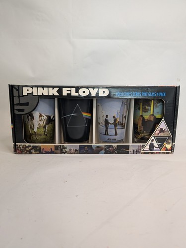 Pink Floyd Collector’s Series Pint Glass 4-Pack ICUP Brewiana 2005 New in Box - Picture 20 of 20