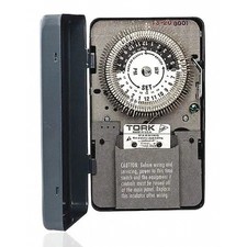 Nsi Tork 8009A Electromechanical Timer Switch, 24 Hr.