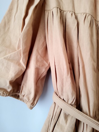 Fayt Size M Haven Tan Dress Tie And Button Up - Picture 6 of 9