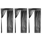  3 Pcs Birthday Party Decoration Tinsel Curtain Metallic Curtains