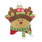  Weihnachten Motto Throw Pillow fünfzackigen Stern Form Cartoon Rückenkissen