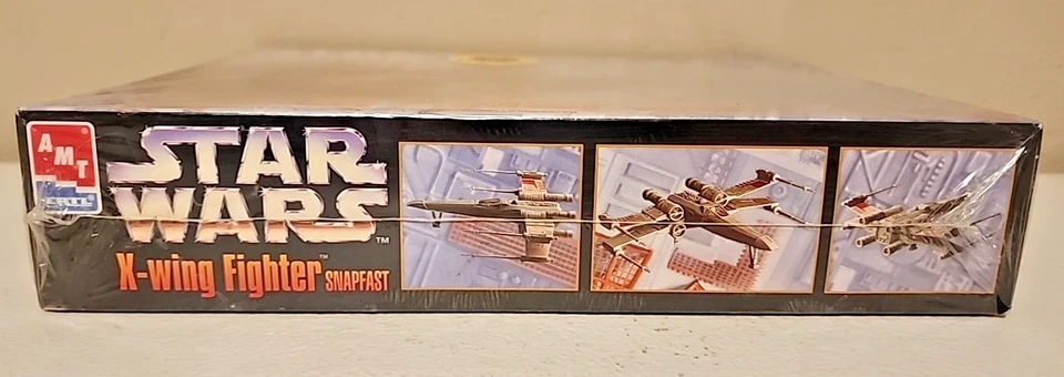 AMT Star Wars X-Wing Fighter Snapfast Kit # 8932 Factory Sealed Dented Box - Image 2 of 4